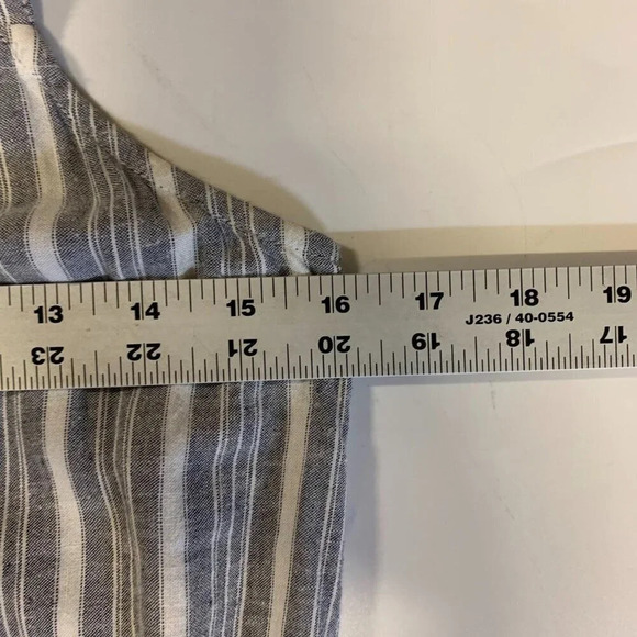 Rails Women's Brooklyn Greenwich Striped  Linen Blend Capri Jumpsuit Size XS‎ - Picture 11 of 14